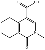 2-methyl-1-oxo-1,2,5,6,7,8-hexahydroisoquinoline-4-carboxylic Acid Struktur