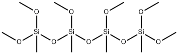 1,1,3,5,7,7-hexamethoxy-1,3,5,7-tetramethyl-tetrasiloxane, 17988-15-7, 结构式