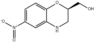 (R)-(6-硝基-3,4-二氢-2H-苯并[B][1,4]噁嗪-2-基)甲醇 结构式