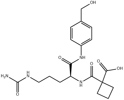1799660-01-7 Cyclobutanecarboxylic acid, 1-[[[(1S)-4-[(aminocarbonyl)amino]-1-[[[4-(hydroxymethyl)phenyl]amino]carbonyl]butyl]amino]carbonyl]-