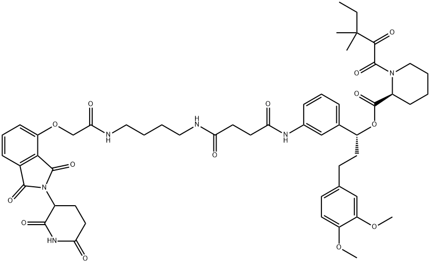 dFKBP-1 化学構造式