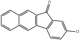 11H-Benzo[b]fluoren-11-one, 2-chloro- 结构式