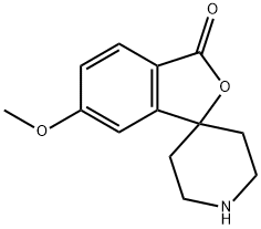 6-甲氧基-3H-螺[异苯并呋喃-1,4'-哌啶]-3-酮,180160-49-0,结构式