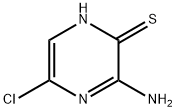 2(1H)-Pyrazinethione, 3-amino-5-chloro- 化学構造式