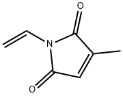 1H-Pyrrole-2,5-dione, 1-ethenyl-3-methyl 化学構造式