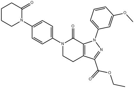Apixaban IMpurity 4 (BMS-728626-01) 化学構造式