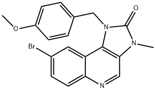 1802005-98-6 2H-Imidazo[4,5-c]quinolin-2-one, 8-bromo-1,3-dihydro-1-[(4-methoxyphenyl)methyl]-3-methyl-