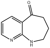 5H-Pyrido[2,3-b]azepin-5-one, 6,7,8,9-tetrahydro- 化学構造式
