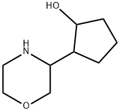 2-(morpholin-3-yl)cyclopentan-1-ol,1803572-18-0,结构式