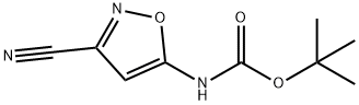 (3-氰基异噁唑-5-基)氨基甲酸叔丁酯, 1803601-72-0, 结构式