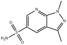 1,3-Dimethyl-1H-pyrazolo[3,4-b]pyridine-5-sulfonamide Structure