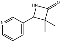 3,3-dimethyl-4-(pyridin-3-yl)azetidin-2-one|