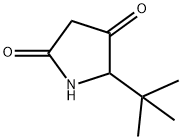 5-tert-butylpyrrolidine-2,4-dione Struktur