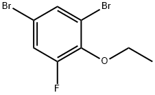 1,5-Dibromo-2-ethoxy-3-fluorobenzene Struktur