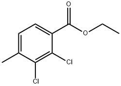 Benzoic acid, 2,3-dichloro-4-methyl-, ethyl ester,1803844-86-1,结构式