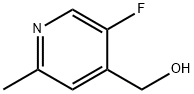 (5-fluoro-2-methyl-4-pyridyl)methanol, 1803849-18-4, 结构式