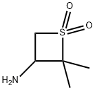 3-amino-2,2-dimethyl-1lambda6-thietane-1,1-dione Struktur