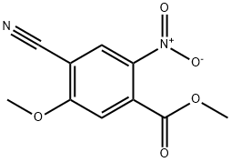 Methyl 4-Cyano-5-methoxy-2-nitrobenzoate Structure