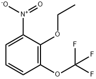 2-Ethoxy-1-nitro-3-(trifluoromethoxy)benzene,1804433-06-4,结构式