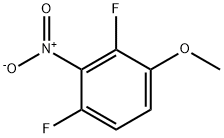 Benzene, 1,3-difluoro-4-methoxy-2-nitro- 化学構造式