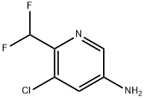 3-Pyridinamine, 5-chloro-6-(difluoromethyl)- Struktur