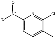 Pyridine, 2-chloro-3-methyl-6-nitro- Structure