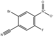 Benzonitrile, 2-bromo-5-fluoro-4-nitro- Structure