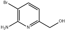 2-Pyridinemethanol, 6-amino-5-bromo- Structure