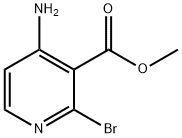 3-Pyridinecarboxylic acid, 4-amino-2-bromo-, methyl ester Structure