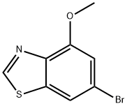 6-bromo-4-methoxy-1,3-benzothiazole Struktur
