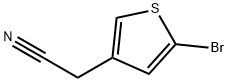 2-(5-溴噻吩-3-基)乙腈, 1805568-98-2, 结构式