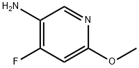 4-FLUORO-6-METHOXY-PYRIDIN-3-AMINE 化学構造式