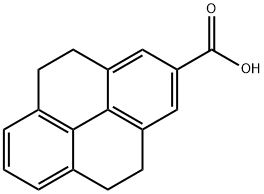 2-Pyrenecarboxylic acid, 4,5,9,10-tetrahydro- Structure