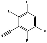 Benzonitrile, 2,5-dibromo-3,6-difluoro- 结构式