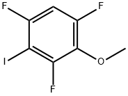 Benzene, 1,3,5-trifluoro-2-iodo-4-methoxy- 化学構造式