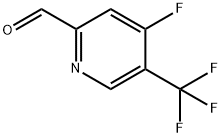 2-Pyridinecarboxaldehyde, 4-fluoro-5-(trifluoromethyl)- 结构式