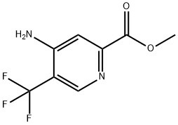 methyl 4-amino-5-(trifluoromethyl)pyridine-2-carboxylate Structure