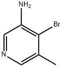 3-Pyridinamine, 4-bromo-5-methyl- Struktur