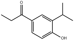 1-[4-Hydroxy-3-(1-methylethyl)phenyl]-1-propanone Structure