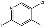 Pyridine, 5-chloro-4-fluoro-2-iodo- Struktur