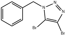 1-benzyl-4,5-dibromo-1H-1,2,3-triazole,180723-19-7,结构式