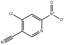 4-chloro-6-nitropyridine-3-carbonitrile Structure