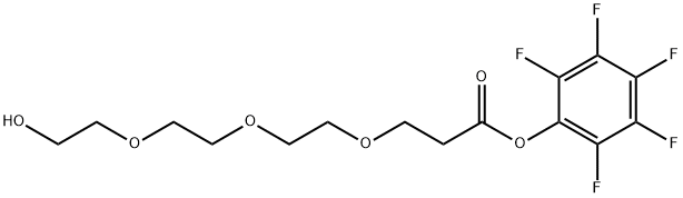 ヒドロキシ-PEG3-PFPエステル 化学構造式