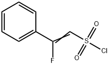 2-fluoro-2-phenylethene-1-sulfonyl Chloride Structure