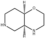 2H-Pyrido[4,3-b]-1,4-oxazine, octahydro-, (4aS,8aR)- Struktur