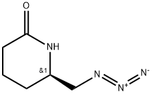 (6R)-6-(azidomethyl)piperidin-2-one 结构式