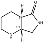 rac-(4aR,7aS)-octahydro-1H-pyrrolo[3,4-b]pyridin-5-one, cis Struktur