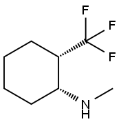 Cyclohexanamine, N-methyl-2-(trifluoromethyl)-, (1R,2S)-rel- 结构式