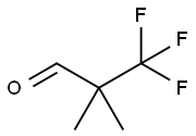 Propanal, 3,3,3-trifluoro-2,2-dimethyl- Structure