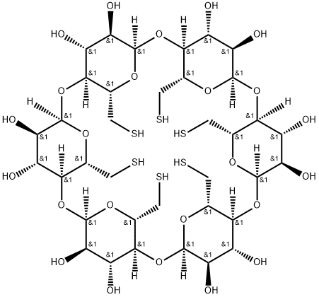 180839-60-5 Hexakis-(6-Mercapto-6-deoxy)-α-Cyclodextrin